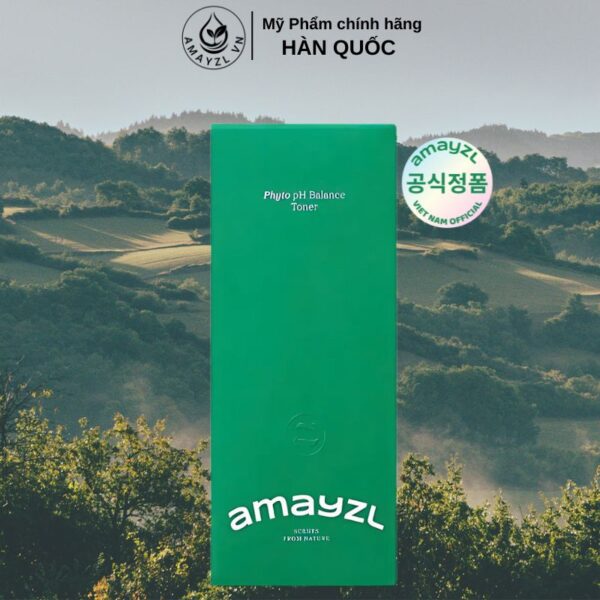 Toner Nước Cân Bằng Cấp Ẩm Dành Cho Mọi Loại Da Cả Da Nhạy Cảm & Amayzl Phyto Toner PH Balance 300ml