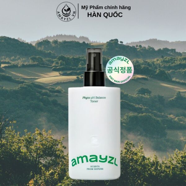 Toner Nước Cân Bằng Cấp Ẩm Dành Cho Mọi Loại Da Cả Da Nhạy Cảm & Amayzl Phyto Toner PH Balance 300ml