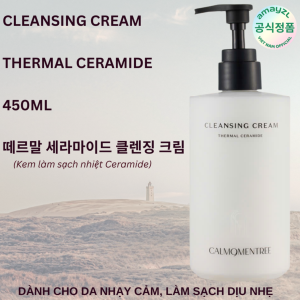 Kem Tẩy Trang, Rửa Mặt Nhiệt 35.3,Dưỡng Ẩm, Làm Sạch Calmomentree(Amayzl) Cleansing Cream 450ml