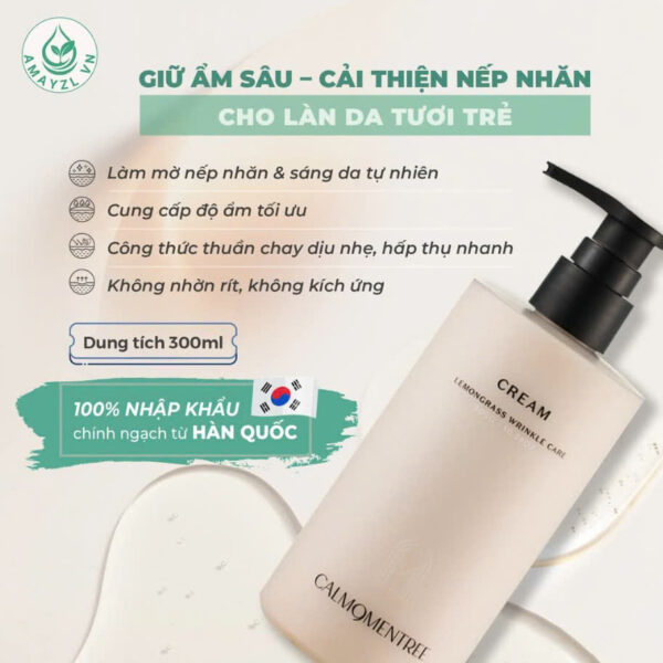 Kem Chống Nhăn - Ngừa Lão Hoá Calmomentree 300ml