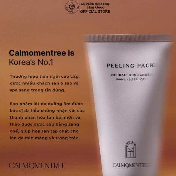 Tẩy Tế Bào Chết Thảo Mộc Calmomentree Herbaceous Scrub Peeling Pack 100ML